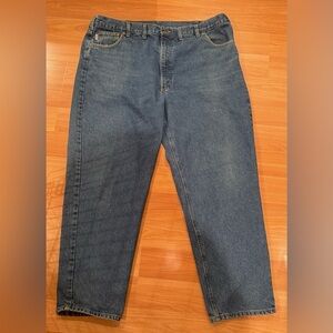 Carhartt Men's Relaxed Fit Blue Jeans Size 44 x 30.5
